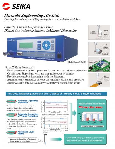 MUSASHI Engineering APEX 2015: Brochure